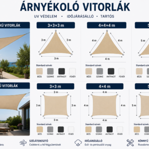 Árnyékoló vitorlák
